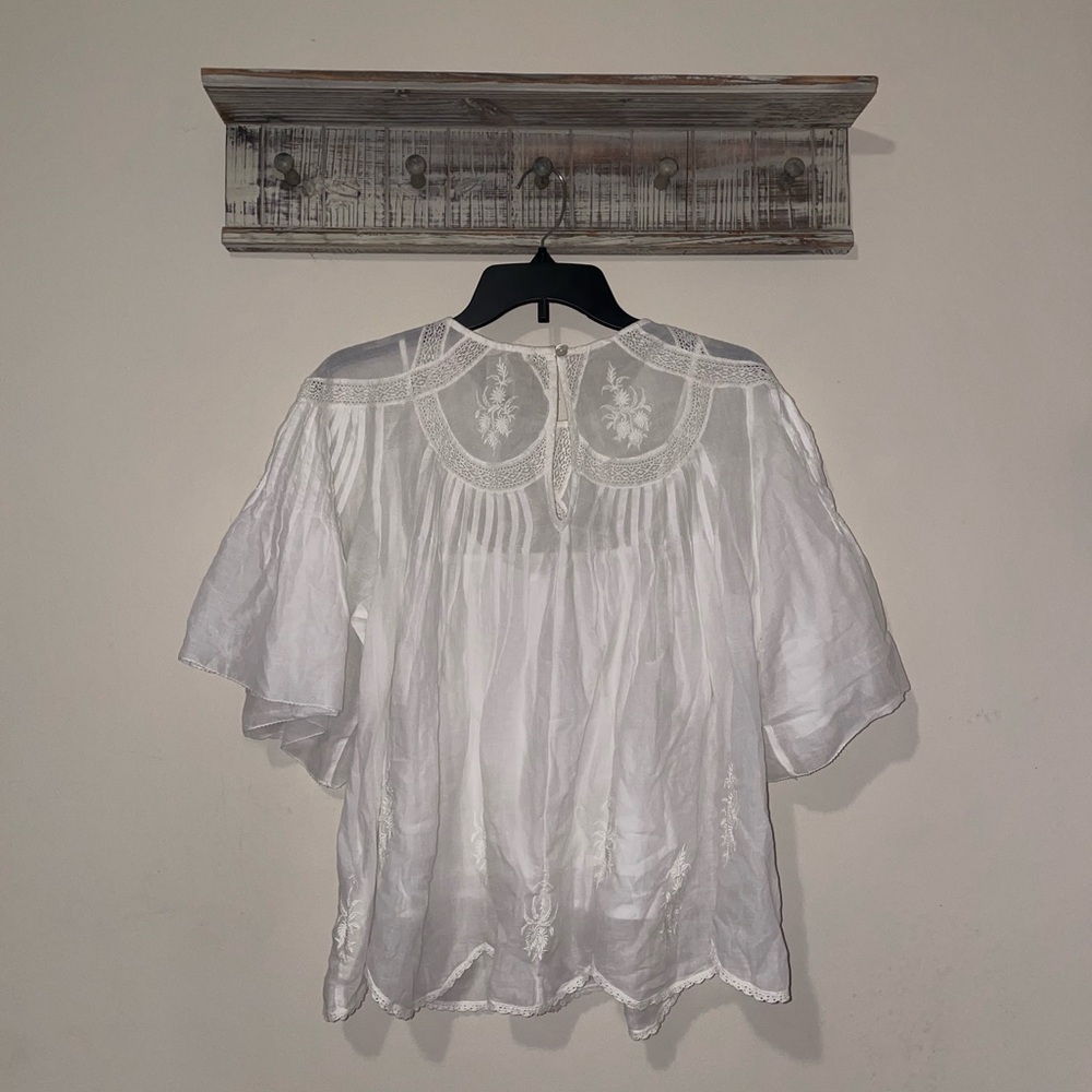 FARM Rio Embroidered Swing Cotton Blouse - Picture 6 of 7